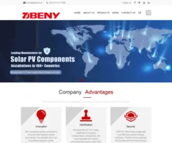Zjbenydc.com(Top 1 DC Isolator Switch) Screenshot