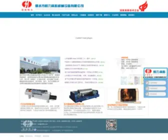 ZJHLLX.com(浙江省丽水市恒力离心机械设备有限公司) Screenshot