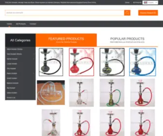 Zjhookah.com(China Zinc Hookah) Screenshot