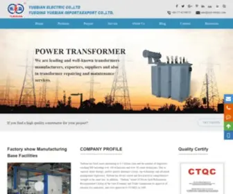 ZJYB-Electric.com(Dry Type & Oil Immersed Power Transformer) Screenshot