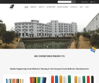 ZJYSL.com(Quality Engineering Grade Reflective Sheeting & Advertisement Grade Reflective Sheeting factory from China) Screenshot