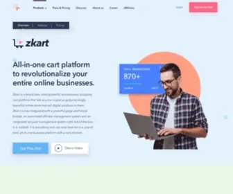 Zkart.com(Customer Outreach) Screenshot