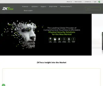 Zkteco-WA.com(ZKTeco West Africa) Screenshot