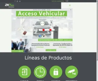 Zkteco.co(Inicio) Screenshot