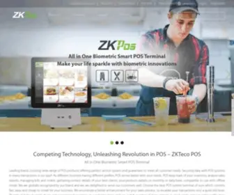 Zktecopos.com(ZKTeco POS) Screenshot