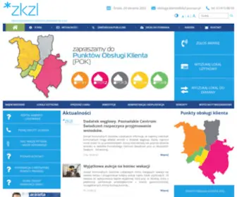 ZKZL.poznan.pl(Zarząd Komunalnych Zasobów Lokalowych) Screenshot