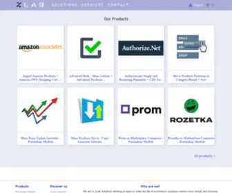 Zlabsolutions.com(ZLab Solutions) Screenshot