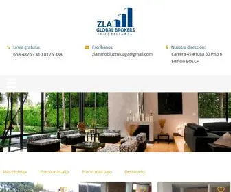 Zlainmobiliaria.com(ZLA Global Brokers Inmobiliaria) Screenshot