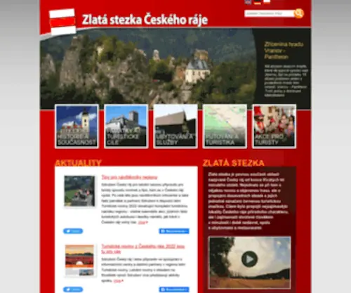 Zlatastezkaceskehoraje.cz(Zlatá) Screenshot
