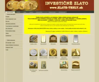 Zlate-Tehly.sk(Investicne zlato) Screenshot