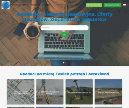 Zlecegeodecie.pl(Zlecenia Geodezyjne) Screenshot