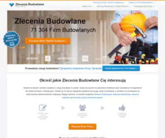 Zleceniabudowlane24H.pl(Zlecenia Budowlane) Screenshot