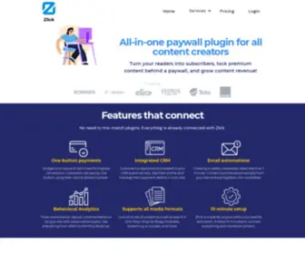 Zlickpaywall.com(Zlick Paywall) Screenshot