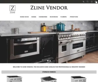 Zlinevendor.com(ZLINE Vendor) Screenshot