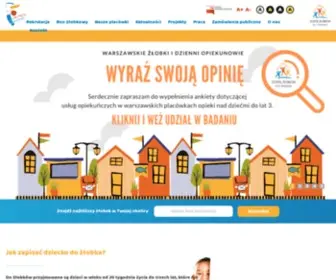 Zlobki.waw.pl(Zespół Żłobków m.st) Screenshot