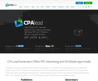 Zlockeryn4Qhe.xyz(CPA Lead Gen PPC Offers and CPI Mobile App Installs) Screenshot