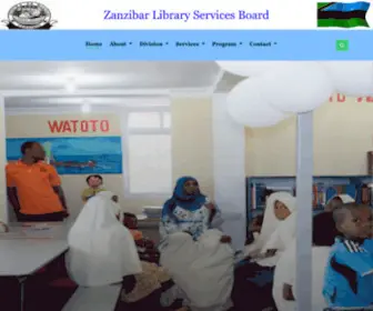 ZLS.go.tz(Zanzibar Library Services Board) Screenshot