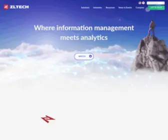 Zlti.com(A unified information management platform to get more from your data) Screenshot