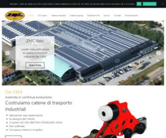 Zmcitaly.com(Costruzione catene di trasporto industriali ZMC Italy) Screenshot