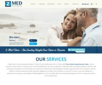 Zmedclinic.com(Professional Weight Loss and Medical Spa) Screenshot