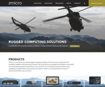 Zmicro.com(Rugged Computing Solutions) Screenshot