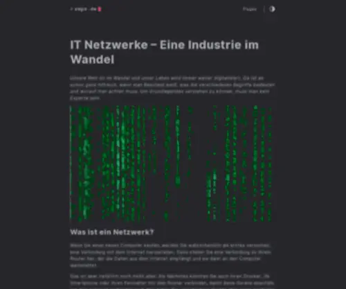ZMPS.de(IT Netzwerke) Screenshot