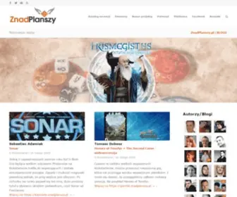 Znadplanszy.pl(Platforma blogowa o grach planszowych) Screenshot