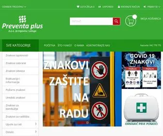 Znakovisigurnosti.eu(Znakovi sigurnosti Preventa) Screenshot