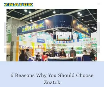 Znatok.hk(STEM ELECTRONICS KITS Manufacturer for over 20 Years) Screenshot