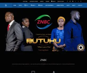 ZNBC.co.zm(Home of Zambia's best Radio and Television services and reliable news) Screenshot