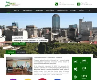 ZNCC.co.zw(Zimbabwe National Chamber of Commerce) Screenshot