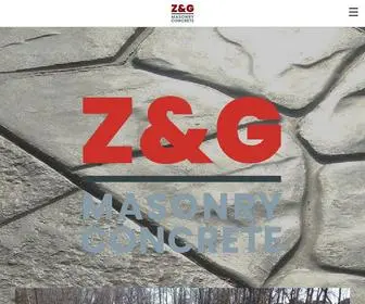 ZNgmasonry.com(Z&G MASONRY) Screenshot