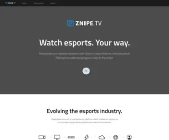 Znipe.tv(Premium Esports) Screenshot