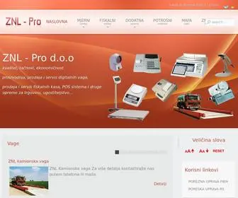 ZNLpro.com(Naslovna) Screenshot