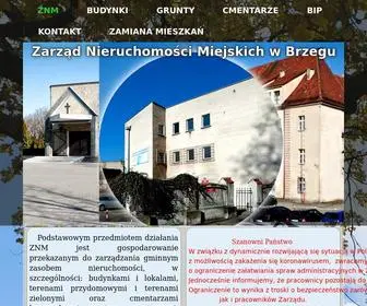 ZNMBrzeg.pl(ZNM Brzeg) Screenshot