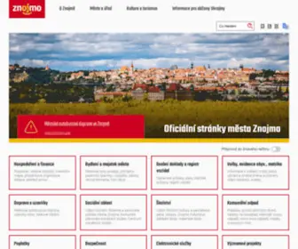 ZnojMocity.cz(Titulní stránka) Screenshot