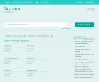 Zoacum.com Screenshot