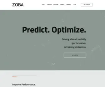 Zoba.com(Decision Automation for Shared Mobility) Screenshot