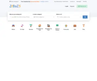 Zobazo.com(Post free ads (English)) Screenshot