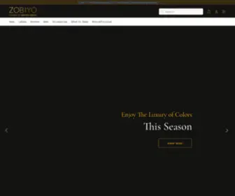 Zobiyo.com(Online Indian Luxury Fashion Shopping) Screenshot