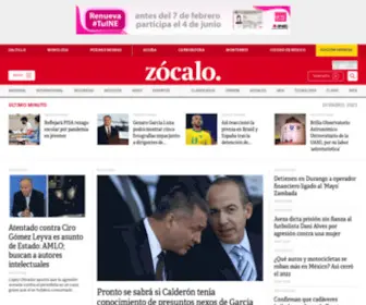 Zocalo.com.mx(Periódico Zócalo) Screenshot