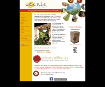 Zocalogourmet.com(Culinary Collective) Screenshot