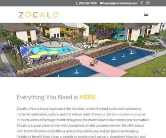 Zocaloliving.com(Zócalo) Screenshot