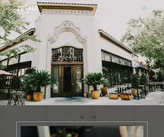 Zocalotogo.com(Cocina Mexicana) Screenshot