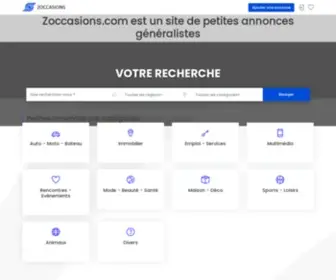 Zoccasions.com(Petites annonces gratuites) Screenshot