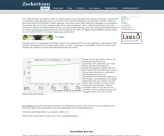 Zockertown.de(Spielen unter Linux) Screenshot