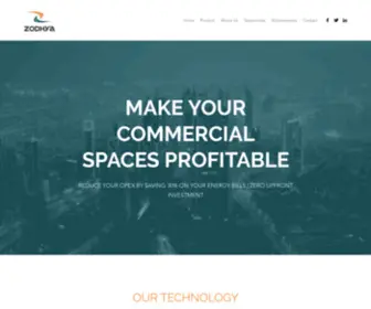 Zodhyatech.com(Making commercial spaces profitable) Screenshot