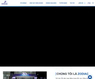 Zodiac.com.vn(Zodiac là đơn vị cung cấp thiết bị trình chiếu hàng đầu Việt Nam) Screenshot