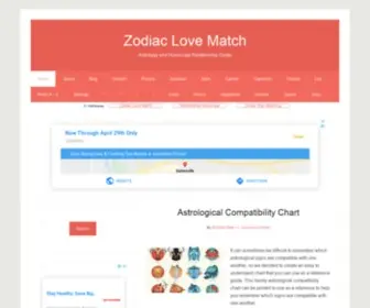 Zodiaclovematch.net(Zodiac Love Match) Screenshot