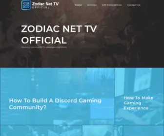 Zodiacnet.tv(Zodiac Net TV Official) Screenshot
